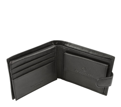 Portofel casual, barbati, SERGIO TACCHINI, 50080 negru, piele naturala